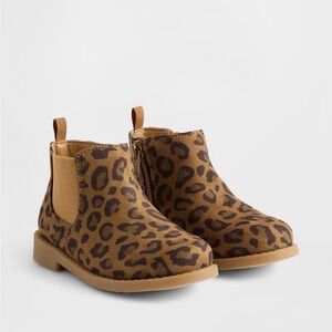 GAP Kids Brown Leopard Boots